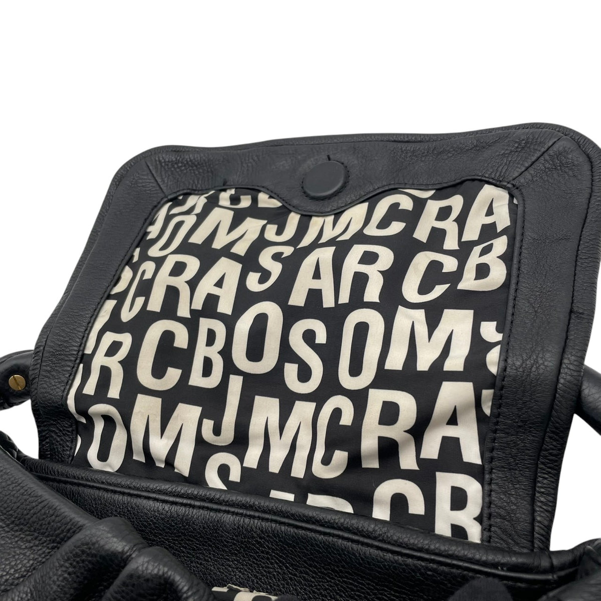良品 MARC BY MARC JACOBS マークバイマークジェイコブス Y2K vintage Classic Q Lil Ukita リルウキタ 2way ショルダーバッグ 黒 レザー ハンドバッグ 斜め掛け レディース S22
