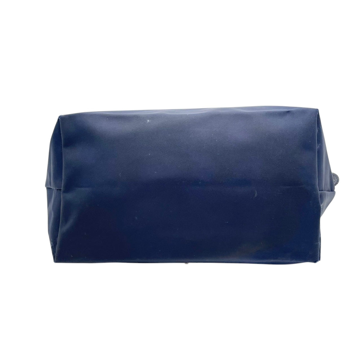 良品 LONGCHAMP ロンシャン LE PLIAGE CLUB ル プリアージュ クラブ トートバッグ ネイビー ナイロン レザー レッド ホース刺繍 ロゴ 肩掛け ロングハンドル ファスナー 折りたたみ レディース S10