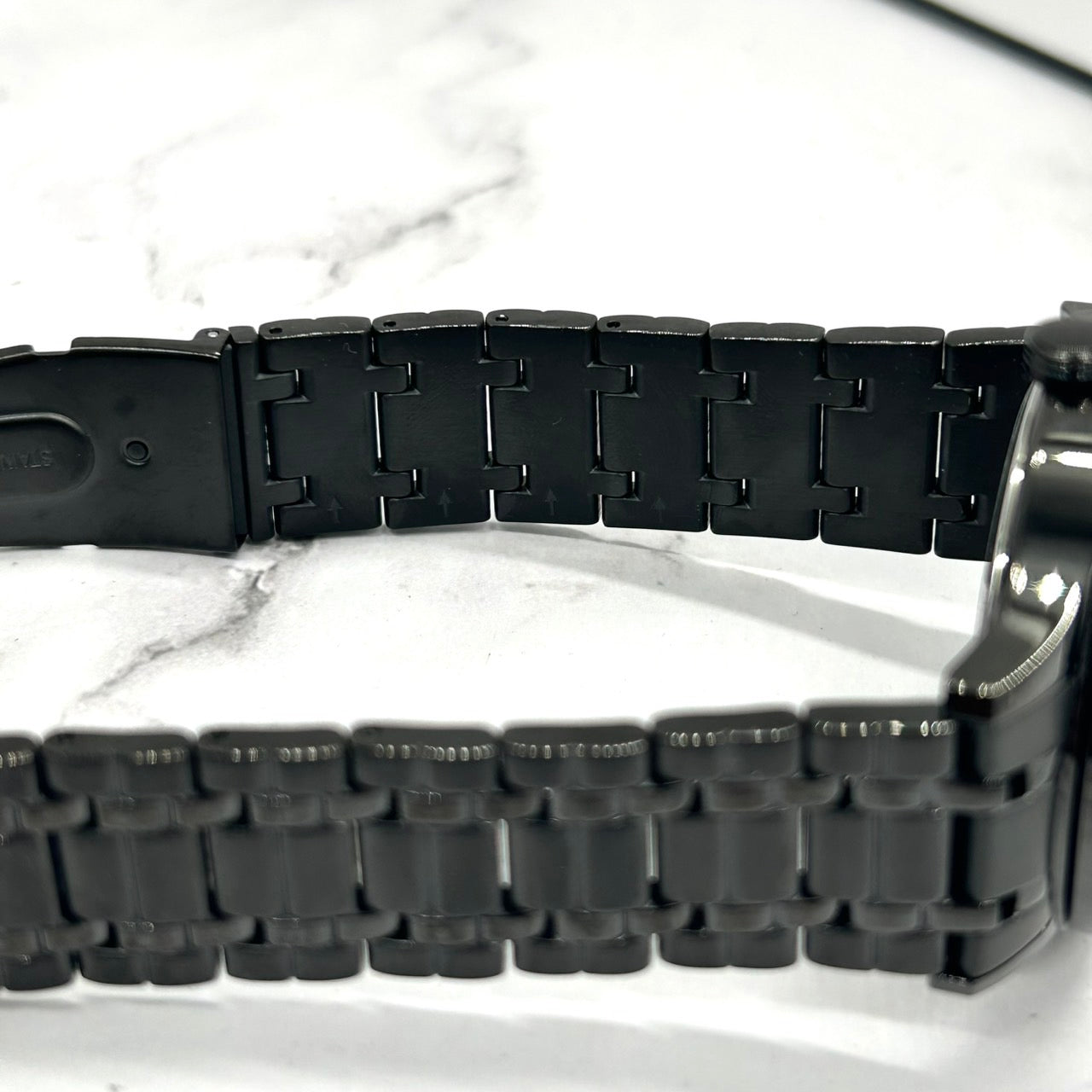 Authentic D.A.D DD2304 Men's Watch Quartz Wheel Design Crystal Black Luxury