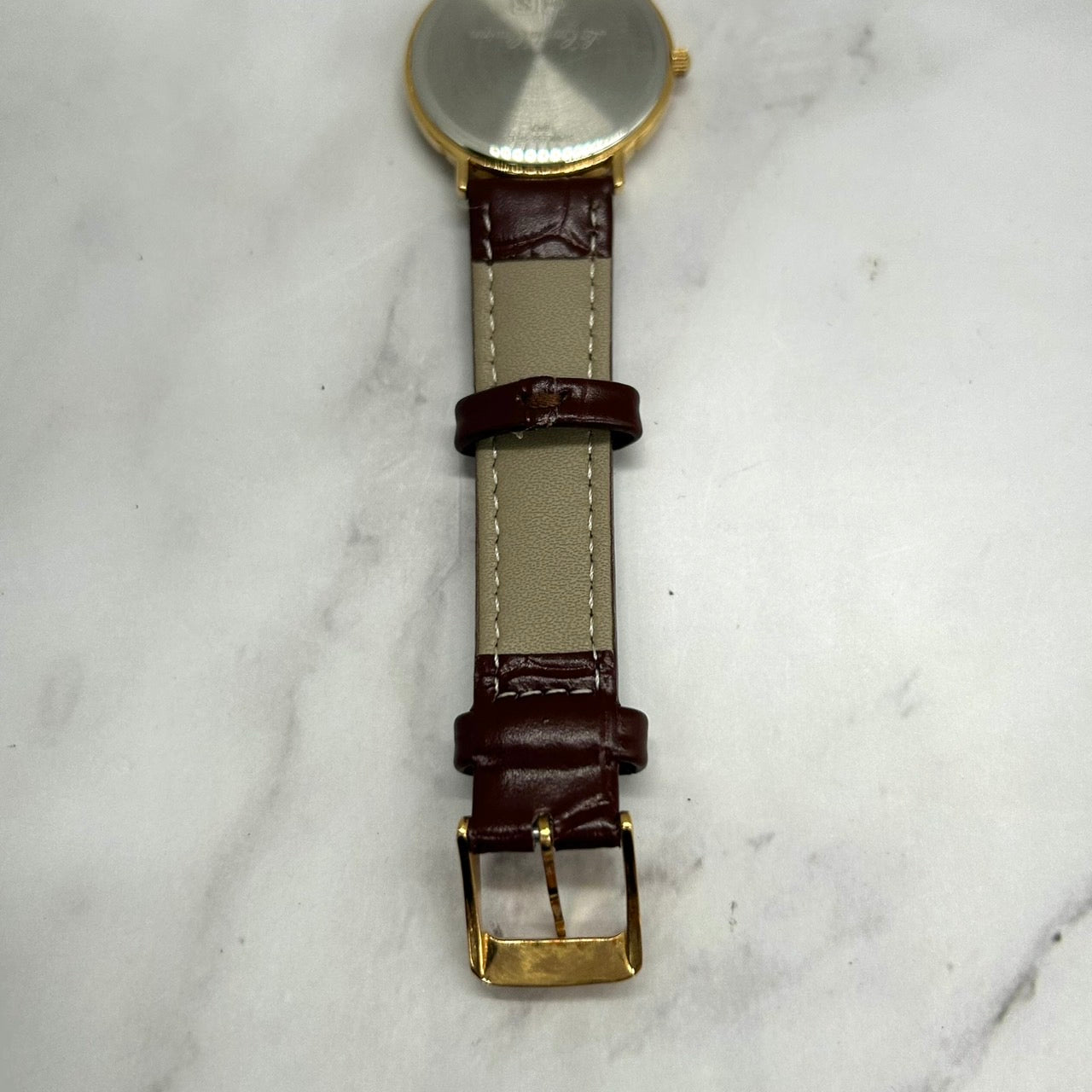 Authentic LONGINES La Grandes Classiques Ladies Watch Quartz Gold Dial New Belt