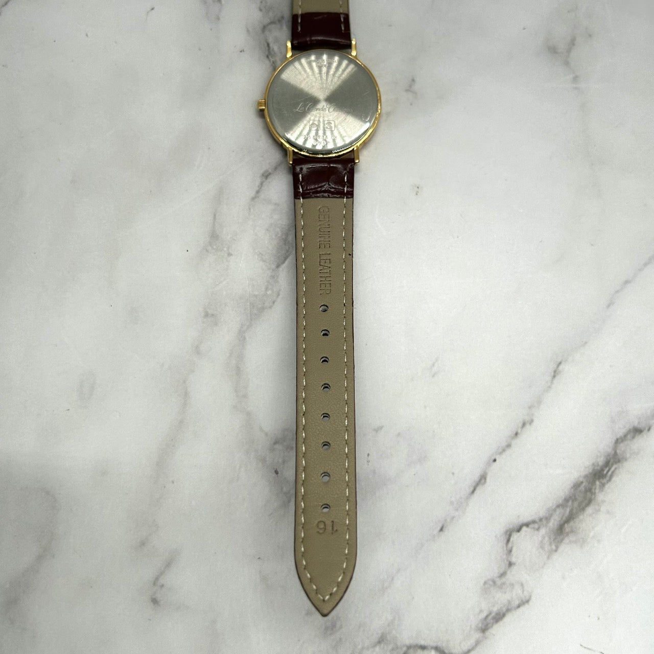 Authentic LONGINES La Grandes Classiques Ladies Watch Quartz Gold Dial New Belt