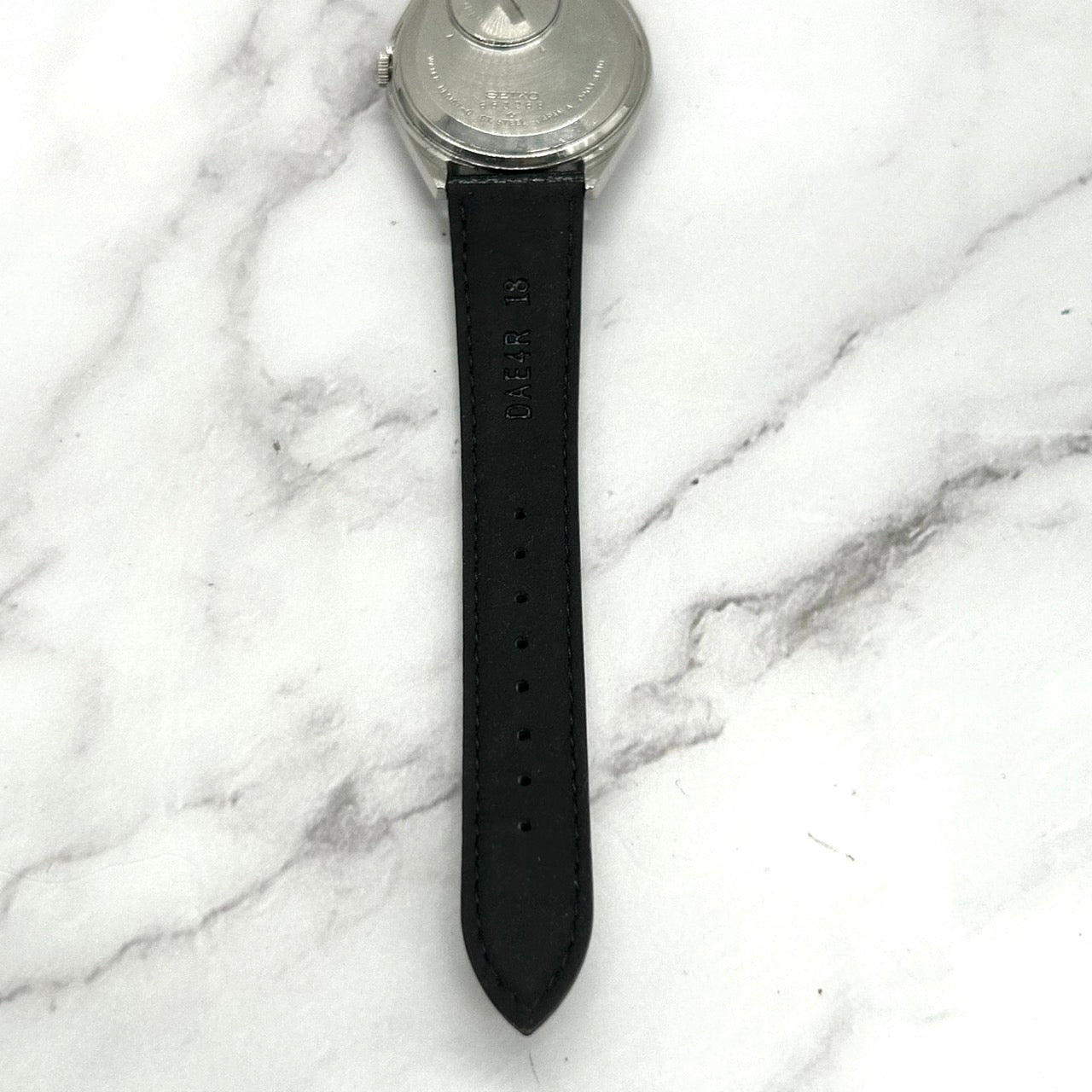 Authentic SEIKO TYPE II 0903-8110 Mens Watch White Dial Silver Quartz DayDate