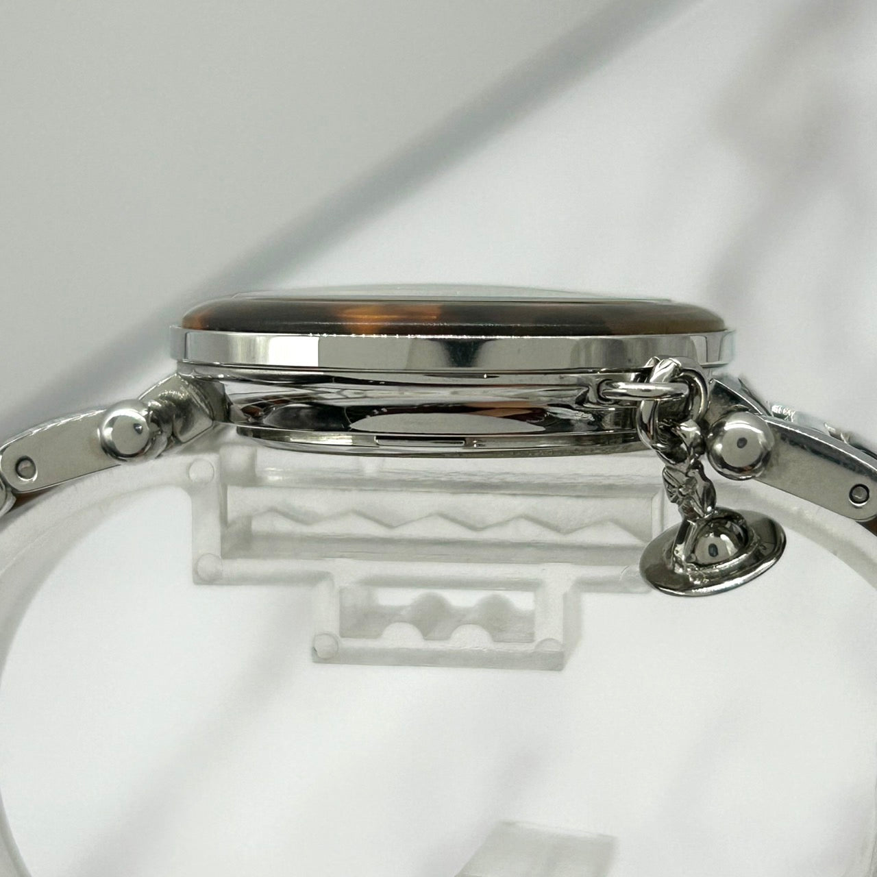 Authentic Vivienne Westwood VV006SLBRW1 Heart Dial Orb Charm Watch Ladies Quartz