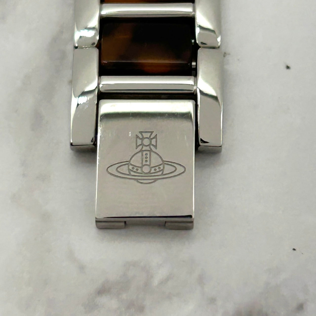 Authentic Vivienne Westwood VV006SLBRW1 Heart Dial Orb Charm Watch Ladies Quartz