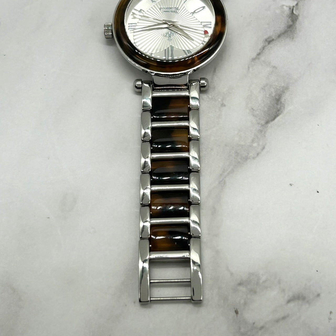 Authentic Vivienne Westwood VV006SLBRW1 Heart Dial Orb Charm Watch Ladies Quartz