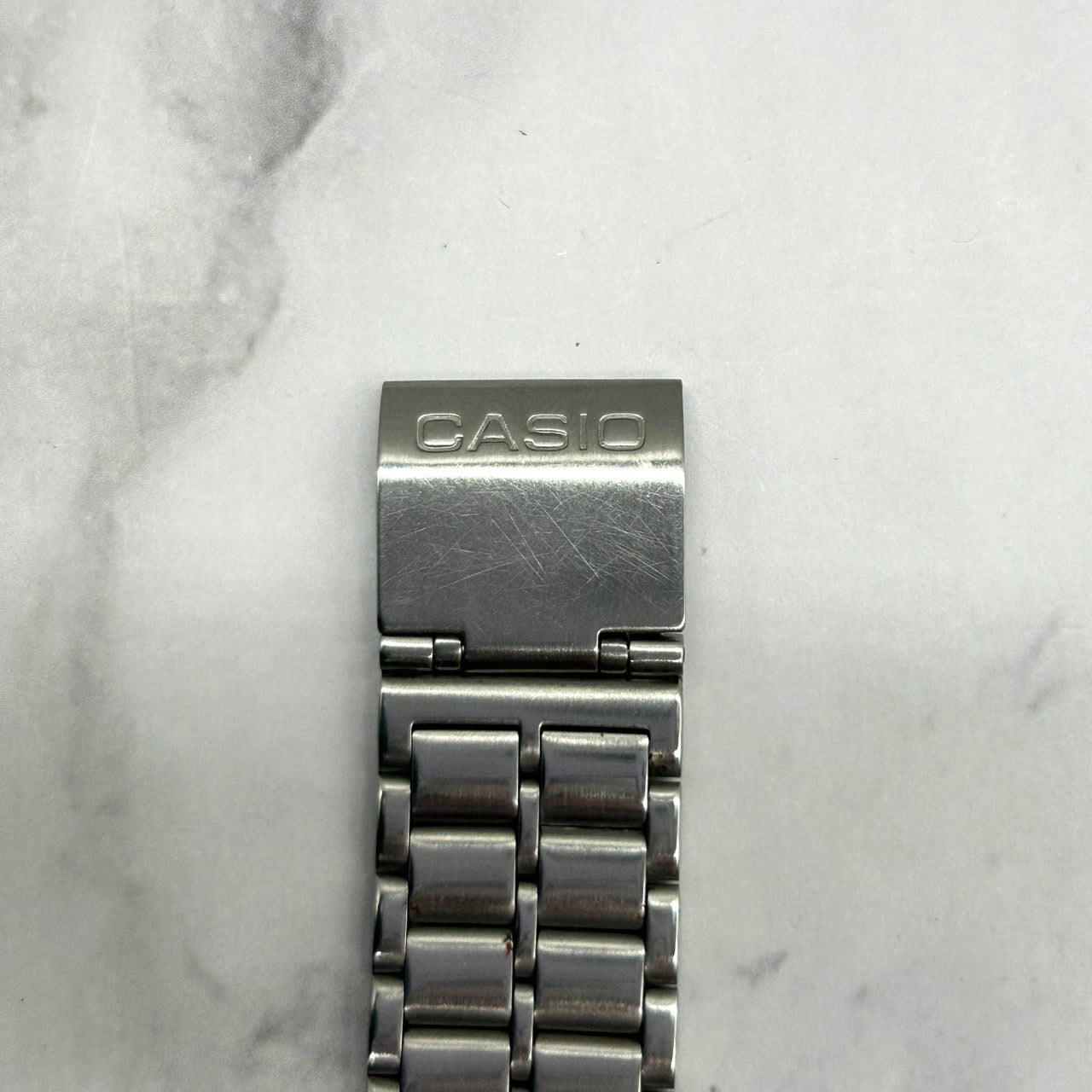 【美品／稼働品】カシオ CASIO 腕時計 MQ-336 メンズウォッチ スタンダード アナログ クオーツ シルバー ホワイト文字盤 ステンレス シンプル クラシック ビジネス カジュアル エレガント 軽量 ドレスウォッチ クリーニング済み G2