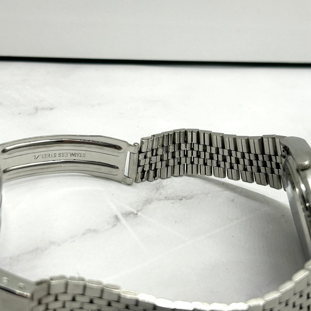 廃盤/激レア/稼働品 seiko セイコー タイプ2 7546-700C 腕時計 メンズ クオーツ ビンテージ 70年代 クラシック ドレスウォッチ アナログ デイデイト カレンダー ステンレス シルバー ヴィンテージ アンティーク SEIKO TYPE II VINTAGE WATCH i2