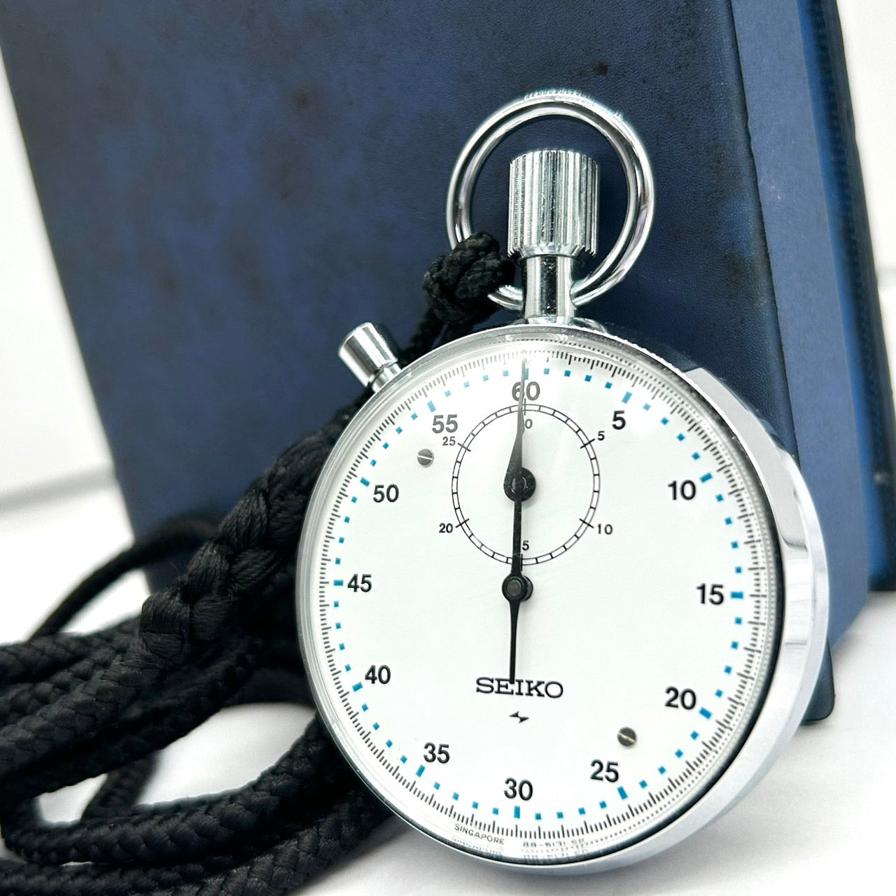 【未使用級／箱付】セイコー ストップウォッチ 88-5021 手巻き 機械式 アナログ 陸上競技 スポーツ計測 プロ仕様 懐中時計 ビンテージ クラシック レトロ 希少 レア ACRP 白文字盤 極美品 G7
