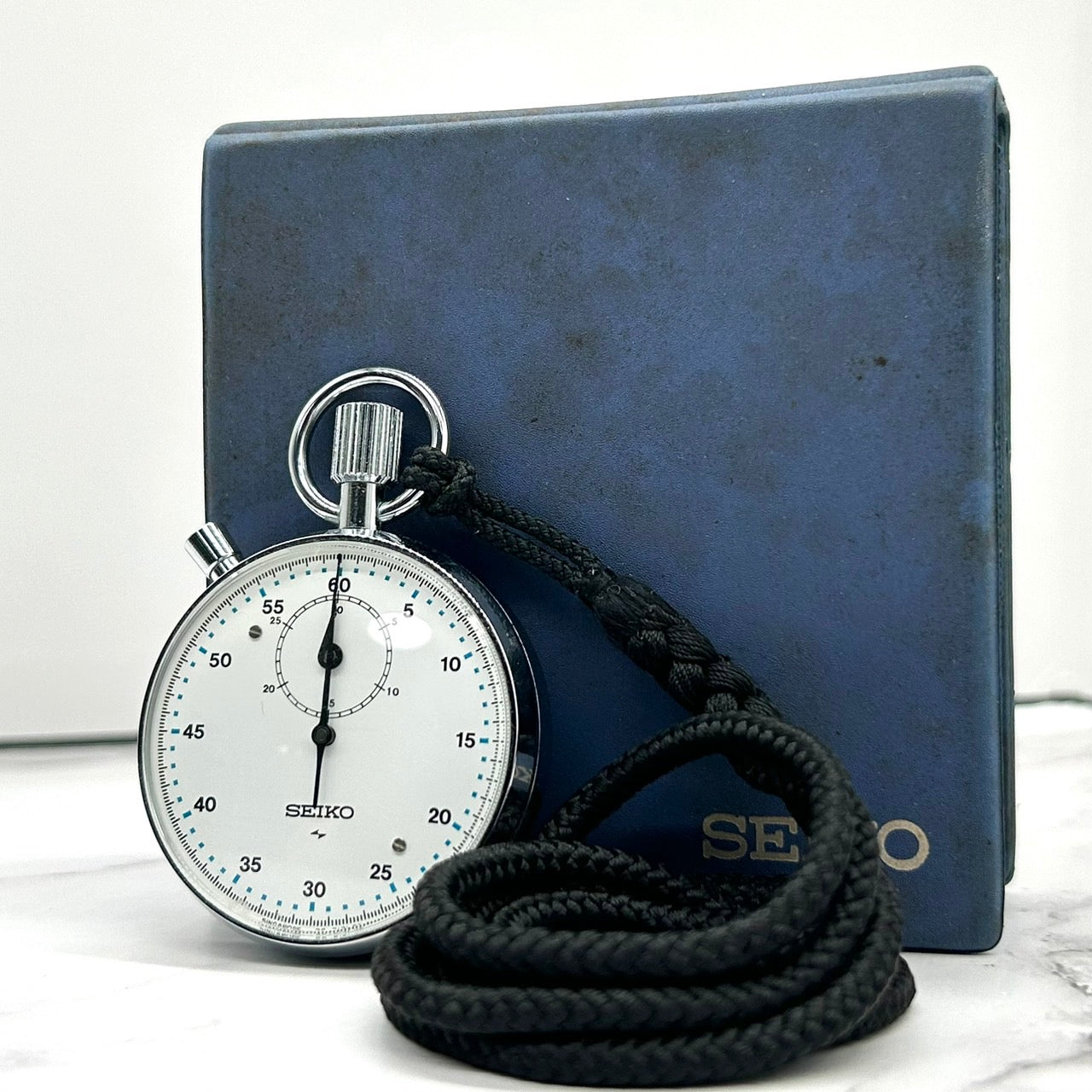 【未使用級／箱付】セイコー ストップウォッチ 88-5021 手巻き 機械式 アナログ 陸上競技 スポーツ計測 プロ仕様 懐中時計 ビンテージ クラシック レトロ 希少 レア ACRP 白文字盤 極美品 G7
