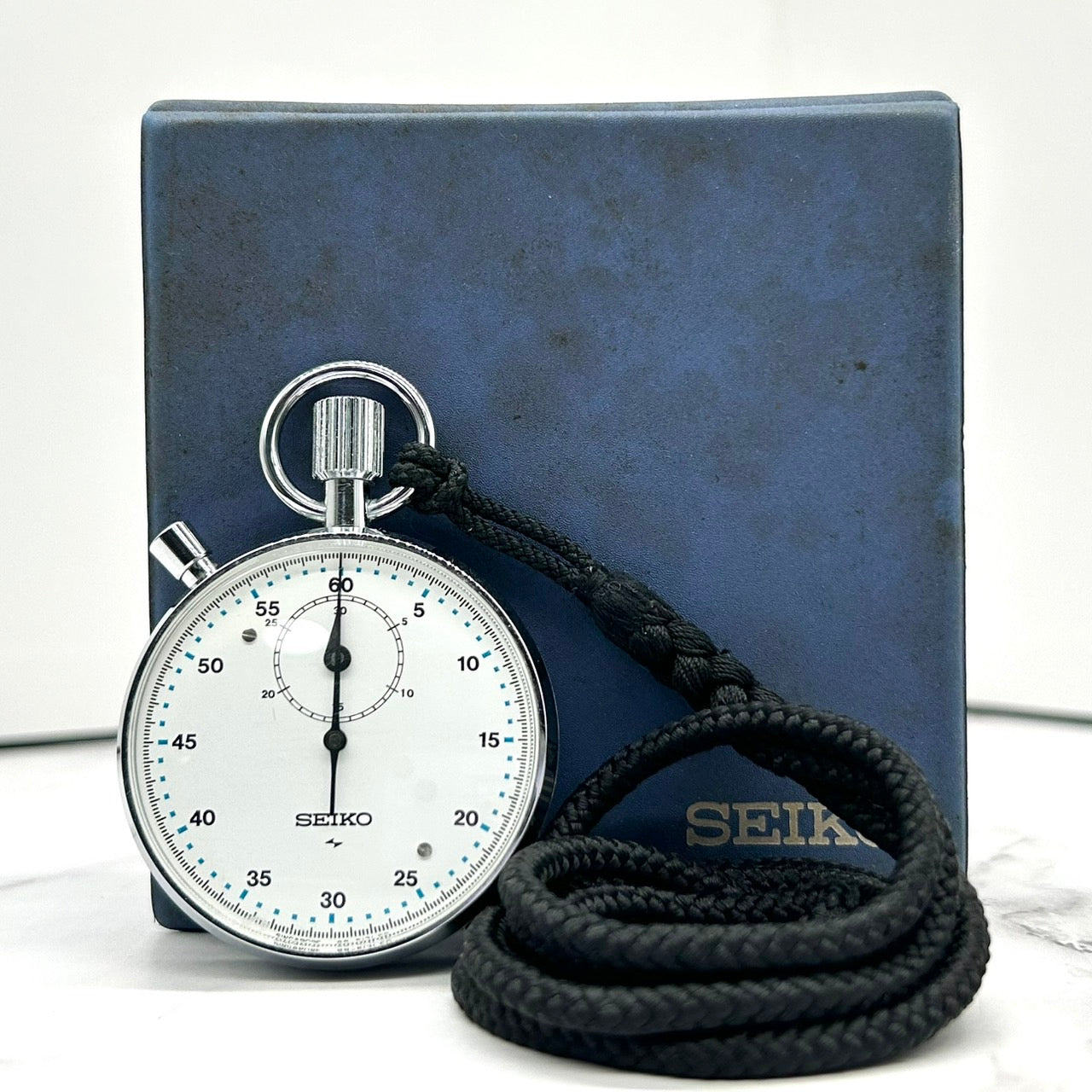 【未使用級／箱付】セイコー ストップウォッチ 88-5021 手巻き 機械式 アナログ 陸上競技 スポーツ計測 プロ仕様 懐中時計 ビンテージ クラシック レトロ 希少 レア ACRP 白文字盤 極美品 G7