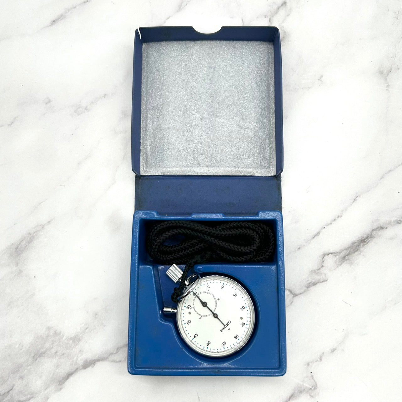 【未使用級／箱付】セイコー ストップウォッチ 88-5021 手巻き 機械式 アナログ 陸上競技 スポーツ計測 プロ仕様 懐中時計 ビンテージ クラシック レトロ 希少 レア ACRP 白文字盤 極美品 G7