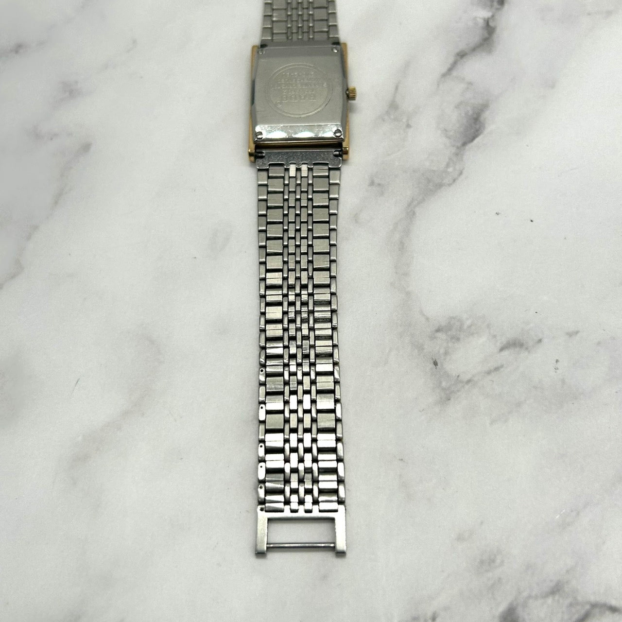 Authentic RADO Florence 135.3368.2 Quartz 4P Diamond Gold Dial Watch Two-Tone