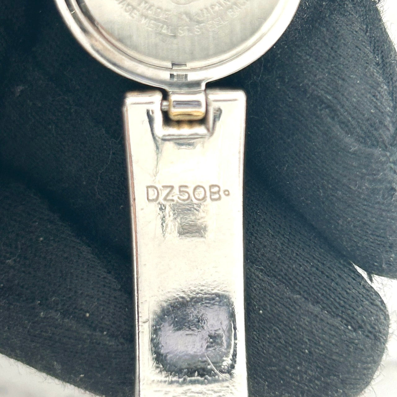 Authentic Courreges 4N20-0780 1P Diamond Ladies Watch Quartz Two-Tone Elegant