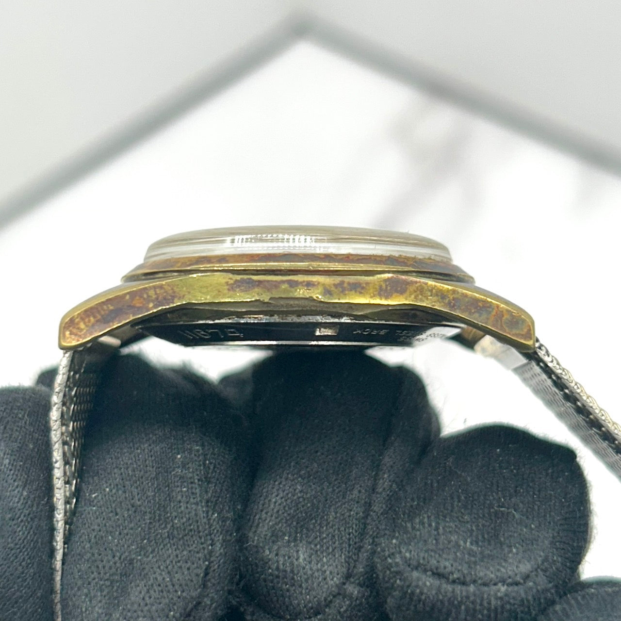 Authentic RADO Golden Horse 11674 Automatic 30J Vintage Watch Gold Date Mens