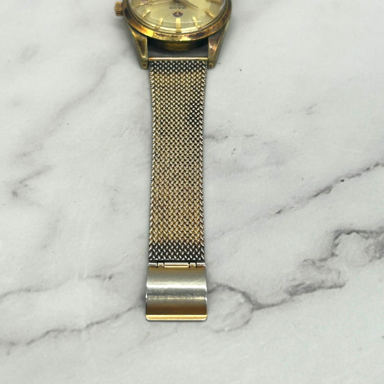 Authentic RADO Golden Horse 11674 Automatic 30J Vintage Watch Gold Date Mens