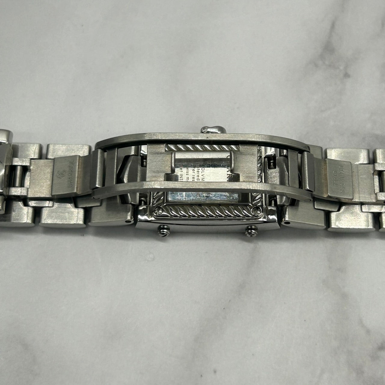 Authentic CHARRIOL Columbus INTRM9 2P Diamond Black Dial Ladies Quartz Watch