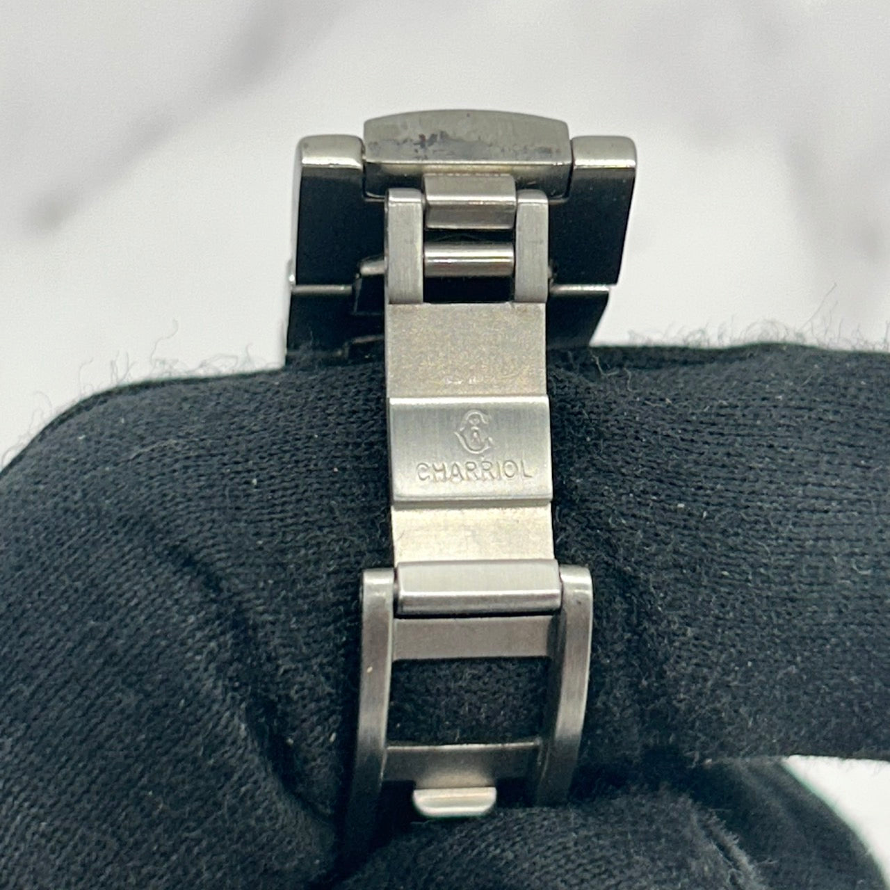 Authentic CHARRIOL Columbus INTRM9 2P Diamond Black Dial Ladies Quartz Watch