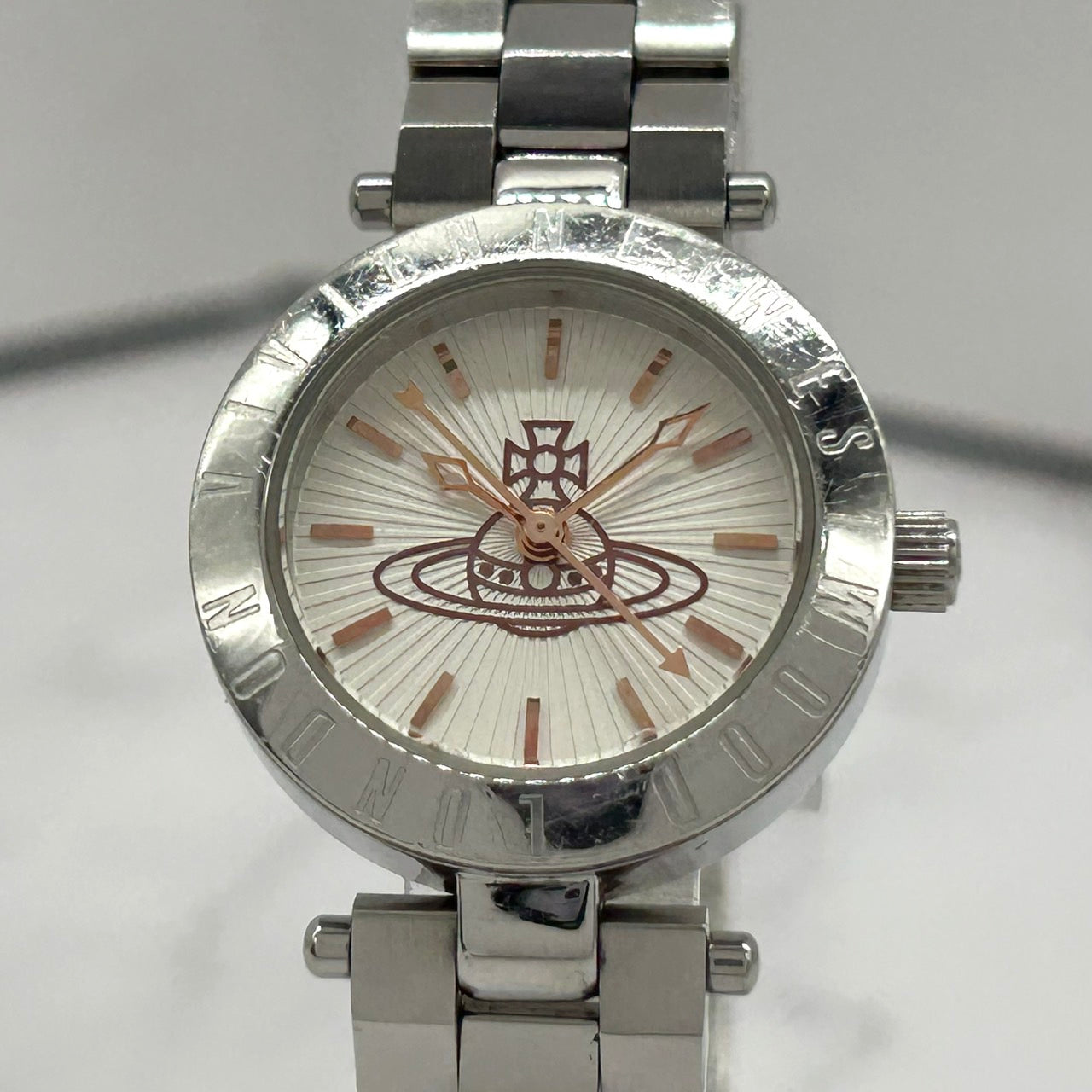 ヴィヴィアン・ウエストウッド Vivienne Westwood VV092SL ウエストボーン レディース腕時計 シルバーメタル 電池交換済 人気ブランド G7
