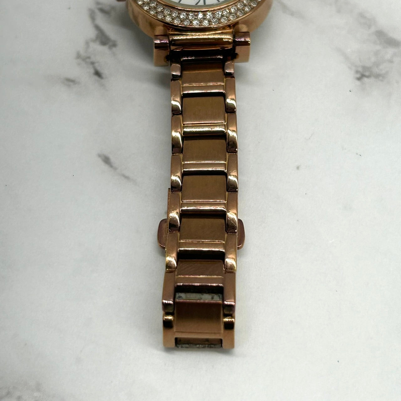 Authentic COACH CA.72.7.34.0816S Ladies Watch Rhinestone Bezel Pink Gold Quartz