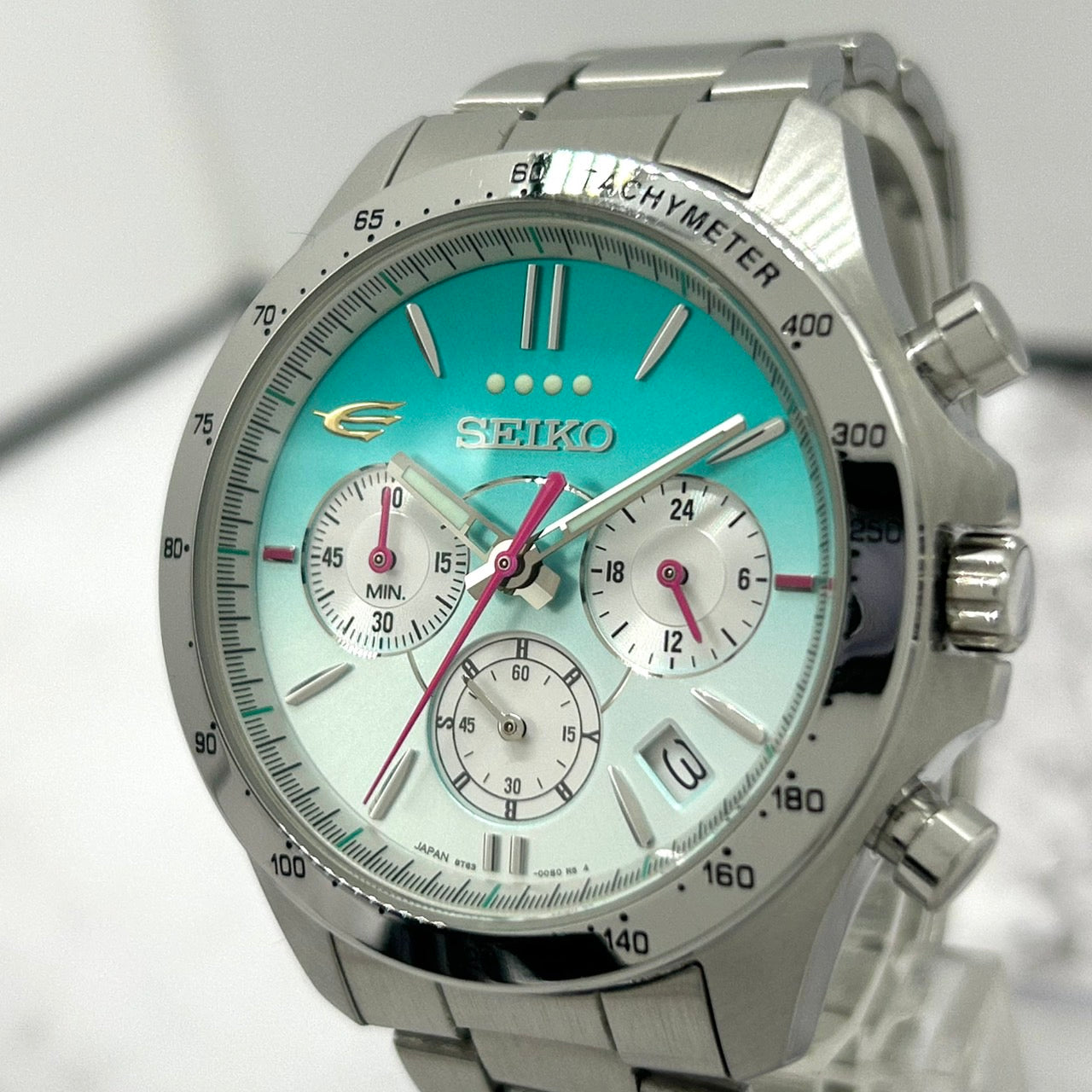 Authentic SEIKO 8T63-00R0 SUZUKI HAYABUSA 25th Anniv Limited Edition Watch