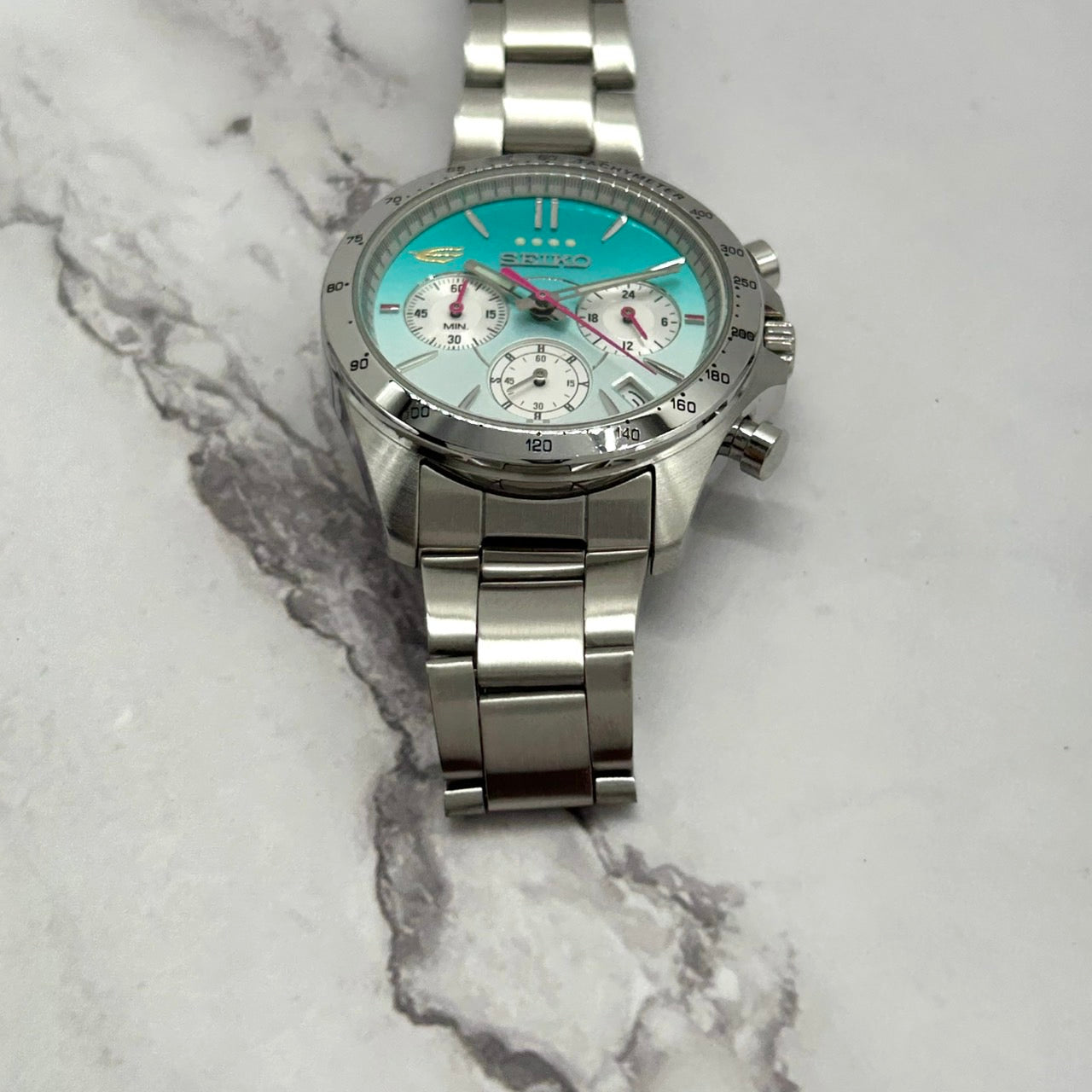 Authentic SEIKO 8T63-00R0 SUZUKI HAYABUSA 25th Anniv Limited Edition Watch