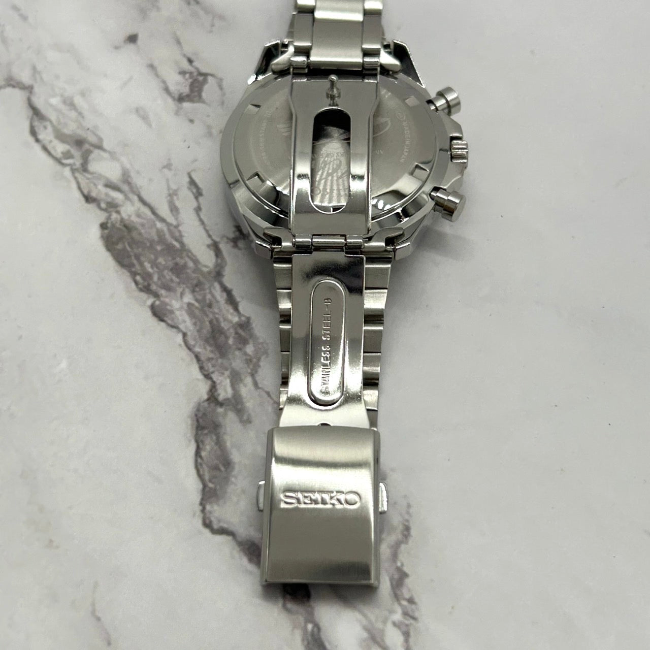 Authentic SEIKO 8T63-00R0 SUZUKI HAYABUSA 25th Anniv Limited Edition Watch