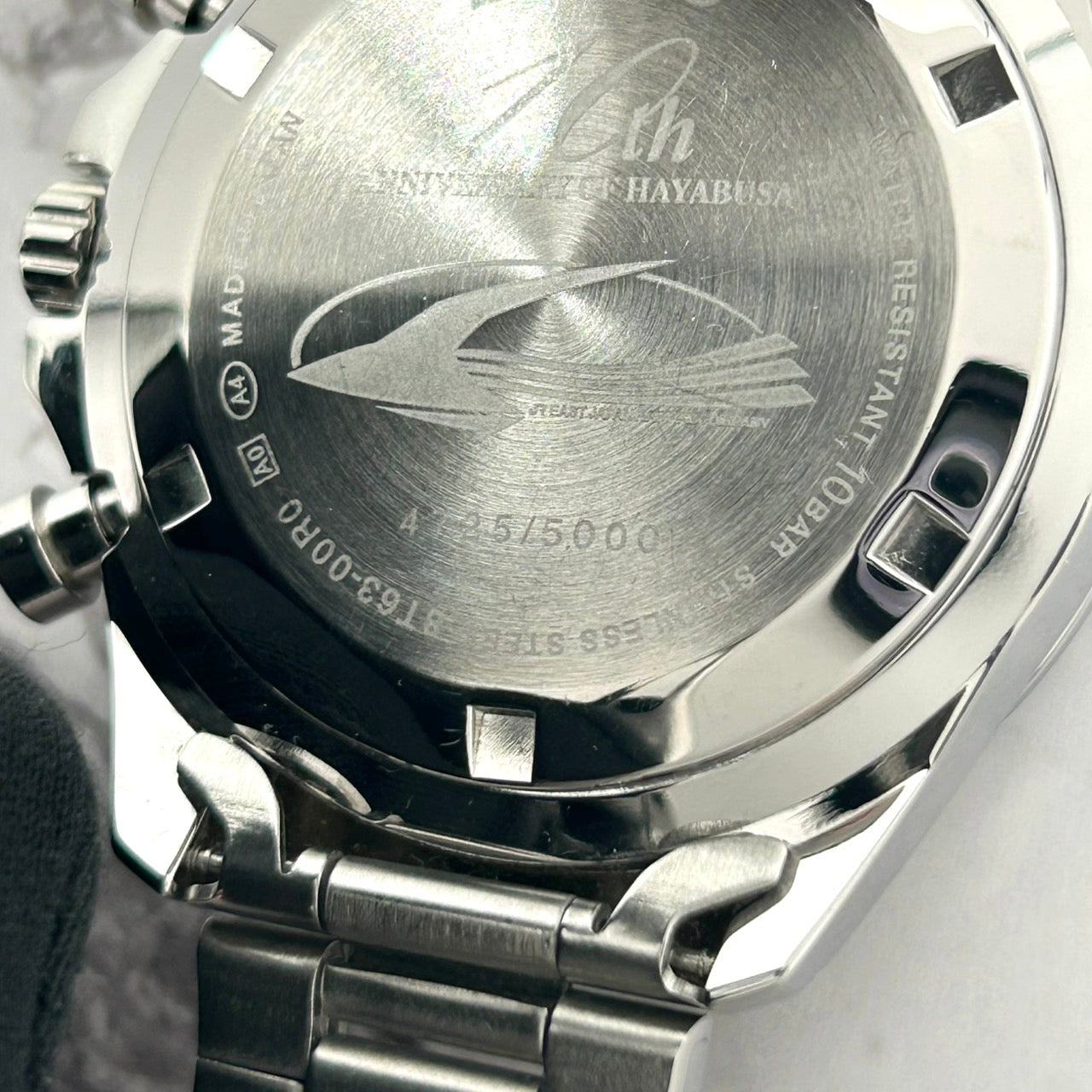 Authentic SEIKO 8T63-00R0 SUZUKI HAYABUSA 25th Anniv Limited Edition Watch