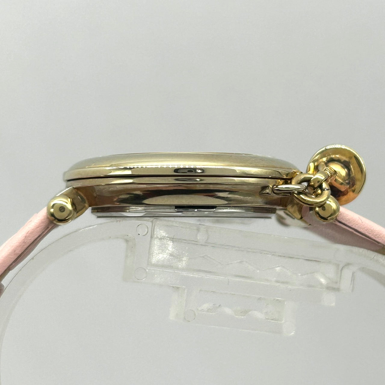 Authentic Vivienne Westwood VV006PKPK Gold Orb Dial Pink Leather Ladies Watch