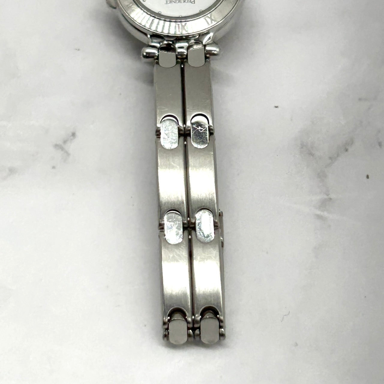 Authentic Pequignet 7709313 Ladies Watch Quartz Date White Dial Swiss Made