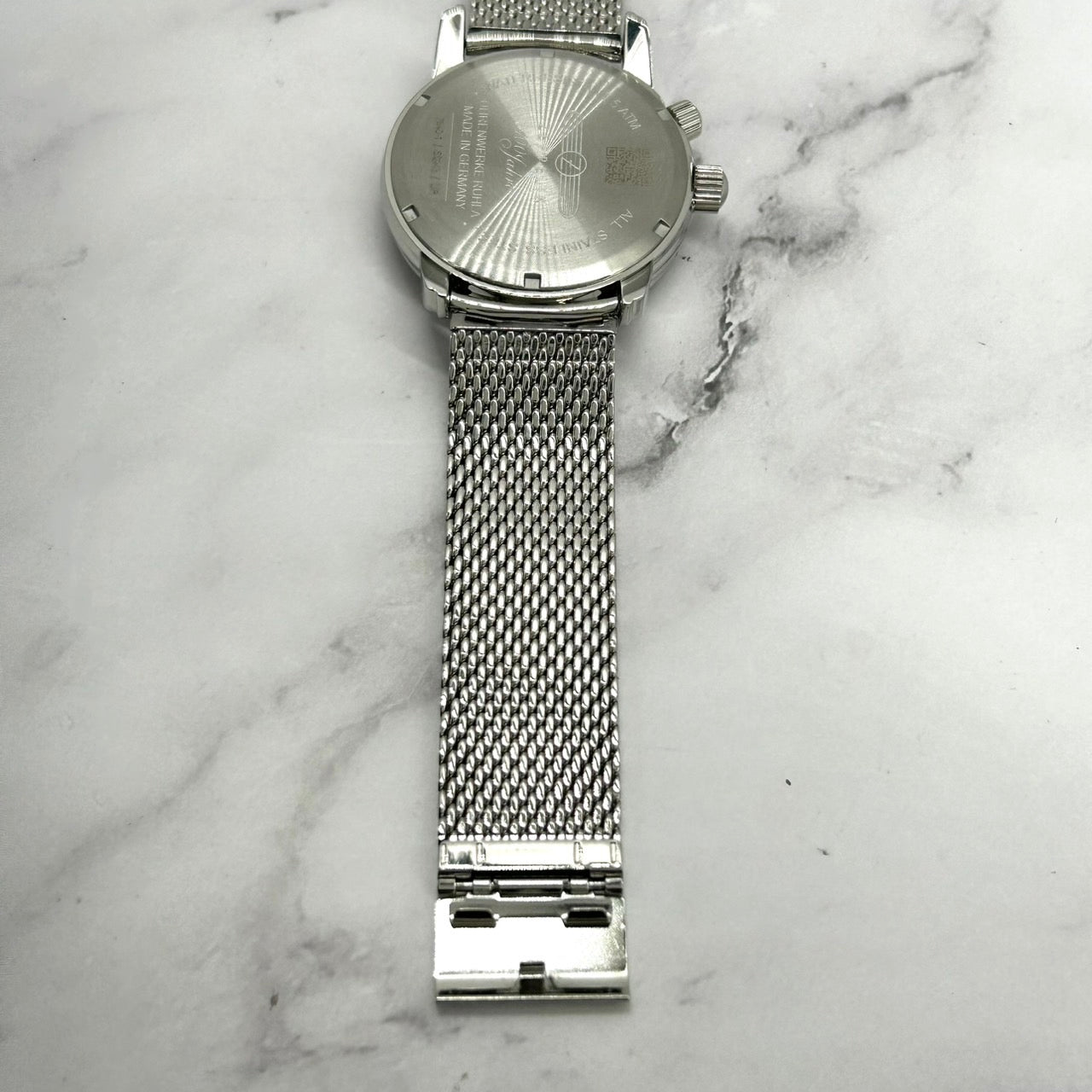 Authentic ZEPPELIN 100 Jahre 7640-1 Chronograph Big Date Alarm Men's Watch