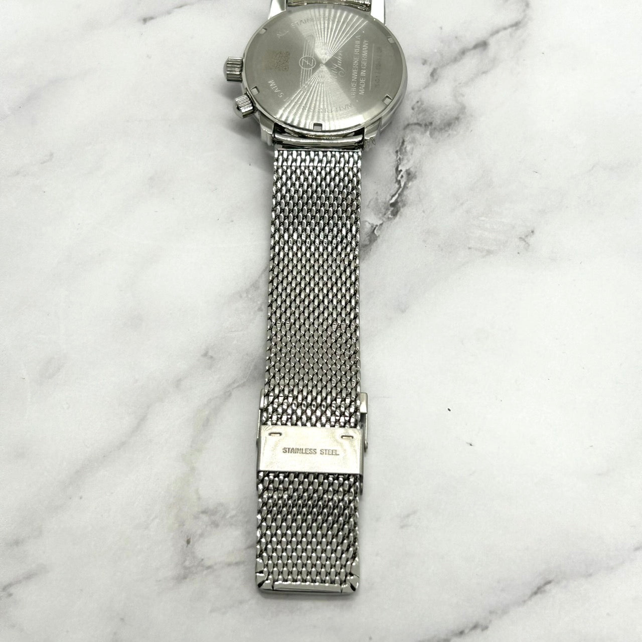 Authentic ZEPPELIN 100 Jahre 7640-1 Chronograph Big Date Alarm Men's Watch