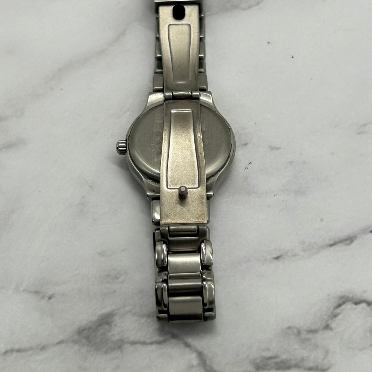 Authentic Citizen EXCEED Eco-Drive A980 Solar Titanium Blue Dial Ladies Watch