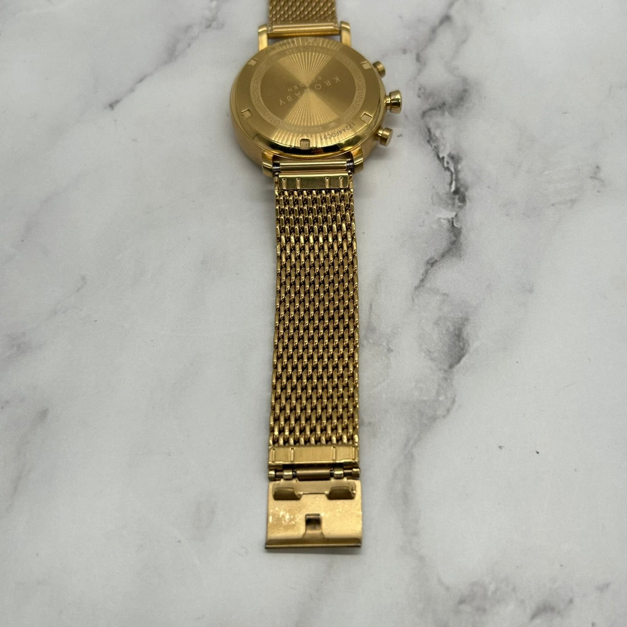 Authentic Kronaby Sweden A1000-1612 Smartwatch Connected Watch Gold Mesh Unisex