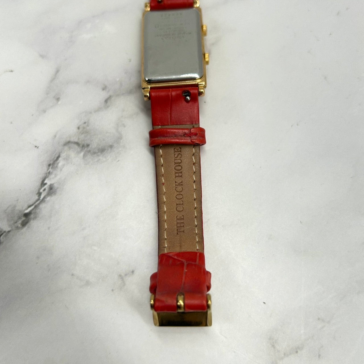 Authentic SEIKO NOIE 1F21-1E20 Watch Quartz Small Second Gold White Ladies