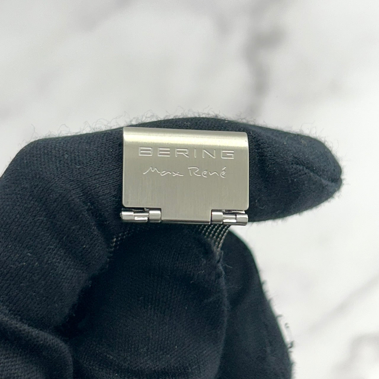 Authentic BERING Max René CA891 Watch Quartz Analog Silver White Dial Unisex