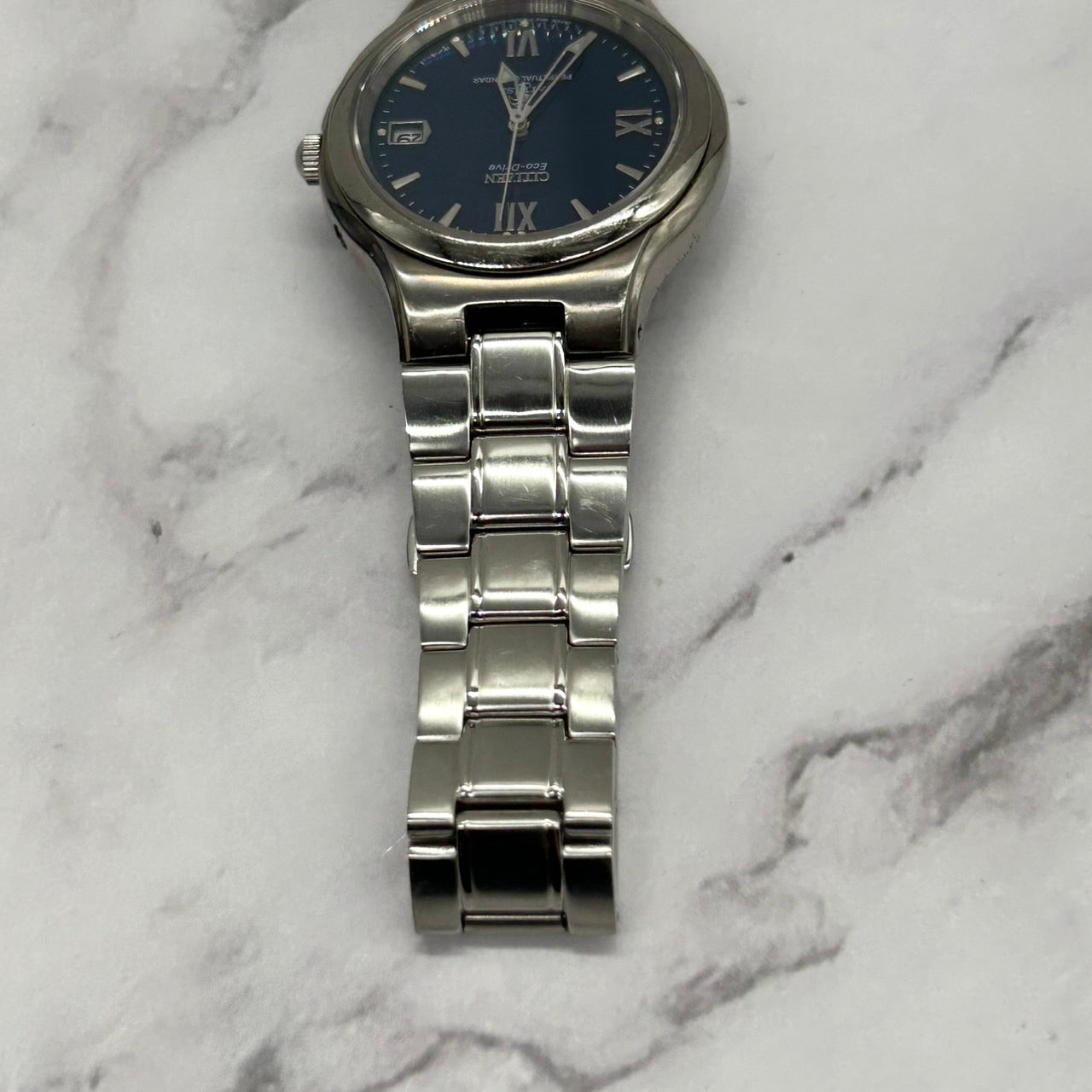 Authentic CITIZEN ATTESA E760 Eco-Drive Perpetual Calendar Titanium Watch Mens