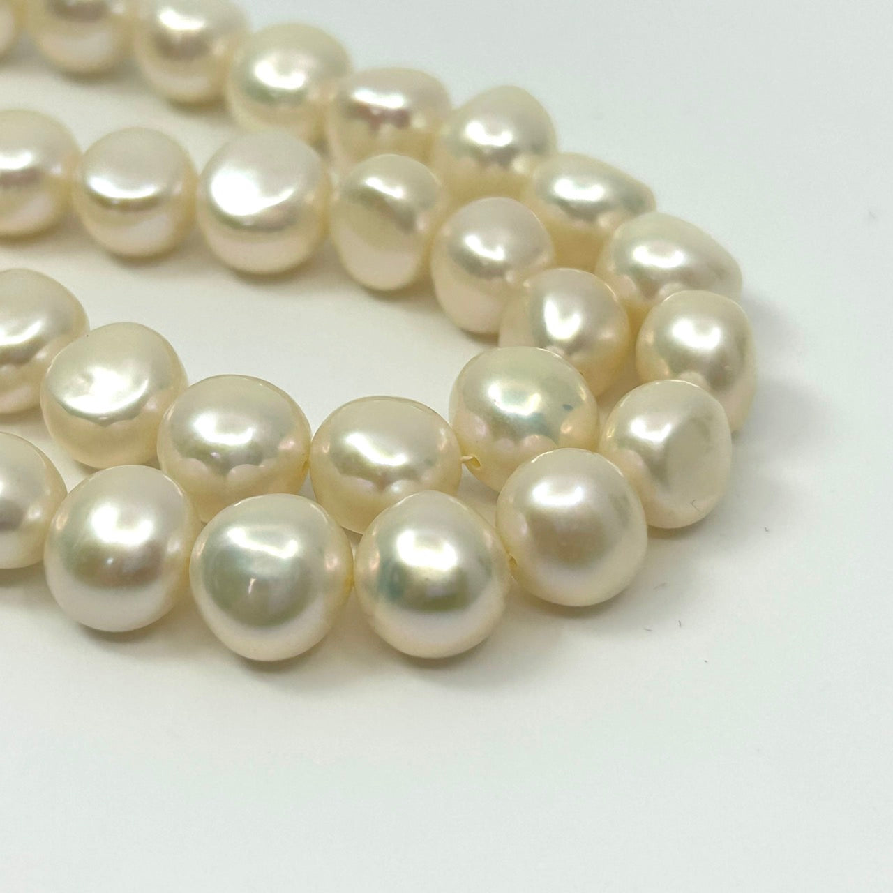 未使用級 美品 パール 本真珠 ネックレス 淡水パール バロックパール ペンダント 冠婚葬祭 カジュアル 大粒 I2