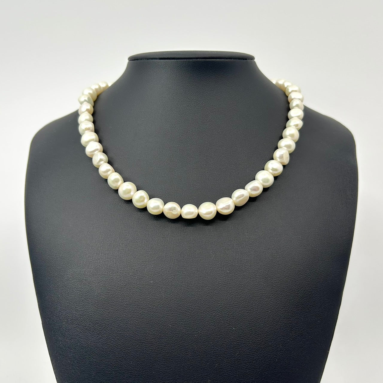 未使用級 美品 パール 本真珠 ネックレス 淡水パール バロックパール ペンダント 冠婚葬祭 カジュアル 大粒 I2