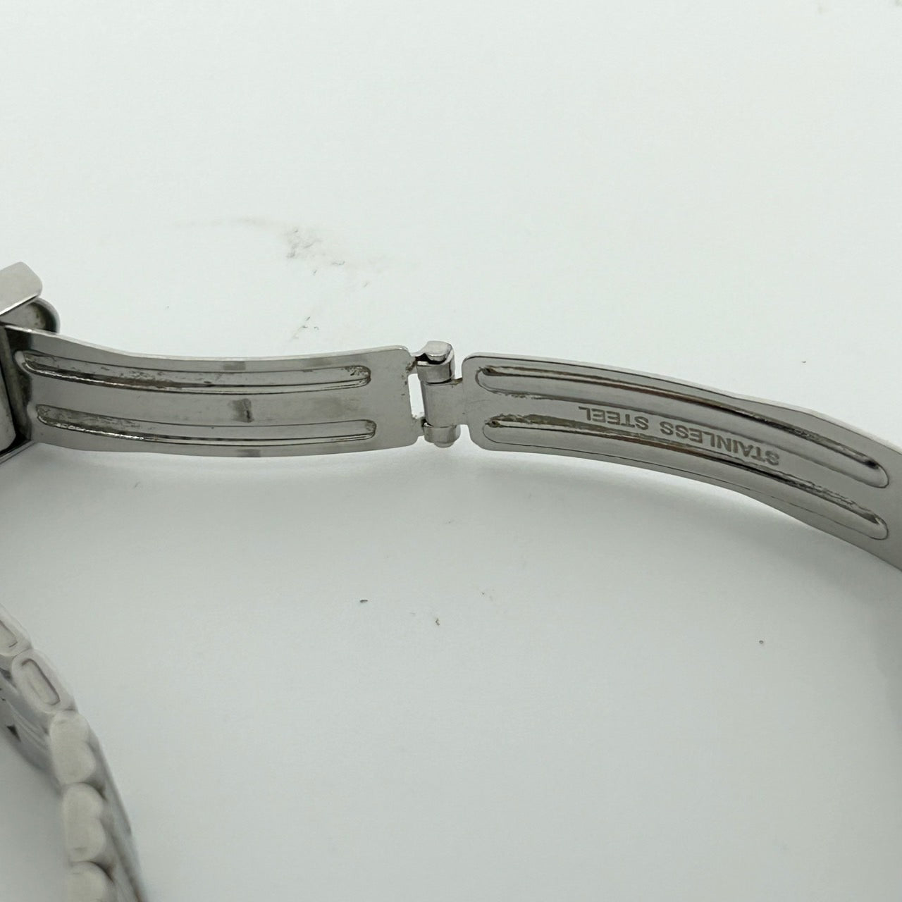 【稼働品】ORIENT オリエント 腕時計 レディース Crystal スリースター 自動巻き 21石 デイデイト アナログ グレー文字盤 シルバー ビンテージ クラシック レトロ エレガント アンティークウォッチ クリーニング済み G1