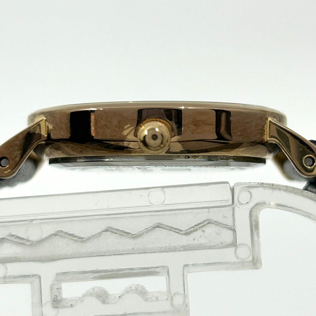 【電池交換済】ダニエルウェリントン 腕時計 レディース Classy 026R7 クラッシー クオーツ ローズゴールド ホワイト文字盤 ストーンインデックス レザーベルト ブラック エレガント クラシック ドレスウォッチ 人気モデル クリーニング済み G1