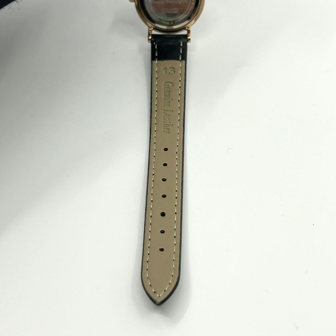 【電池交換済】ダニエルウェリントン 腕時計 レディース Classy 026R7 クラッシー クオーツ ローズゴールド ホワイト文字盤 ストーンインデックス レザーベルト ブラック エレガント クラシック ドレスウォッチ 人気モデル クリーニング済み G1