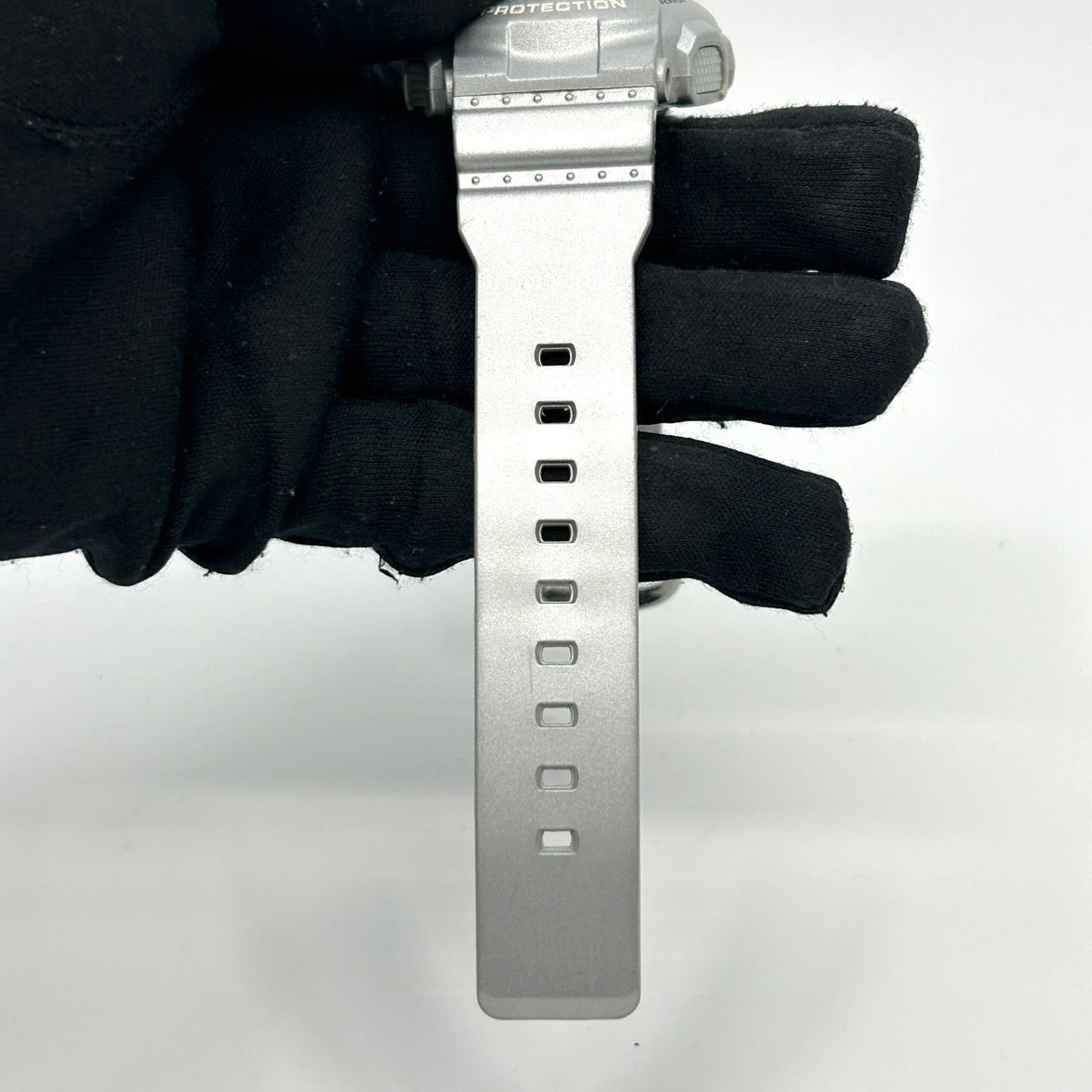 【電池交換済／クリーニング済】CASIO カシオ Baby-G ベビージー BA-110 メンズ 腕時計 アナデジ クオーツ シルバー文字盤 グレー ワールドタイム 10気圧防水 耐衝撃構造 多機能 ストリート カジュアル アクティブ スタイリッシュ G1