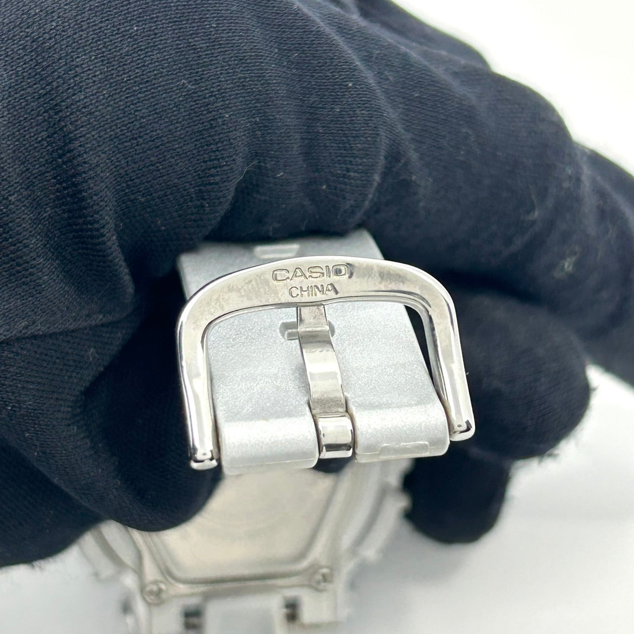 【電池交換済／クリーニング済】CASIO カシオ Baby-G ベビージー BA-110 メンズ 腕時計 アナデジ クオーツ シルバー文字盤 グレー ワールドタイム 10気圧防水 耐衝撃構造 多機能 ストリート カジュアル アクティブ スタイリッシュ G1