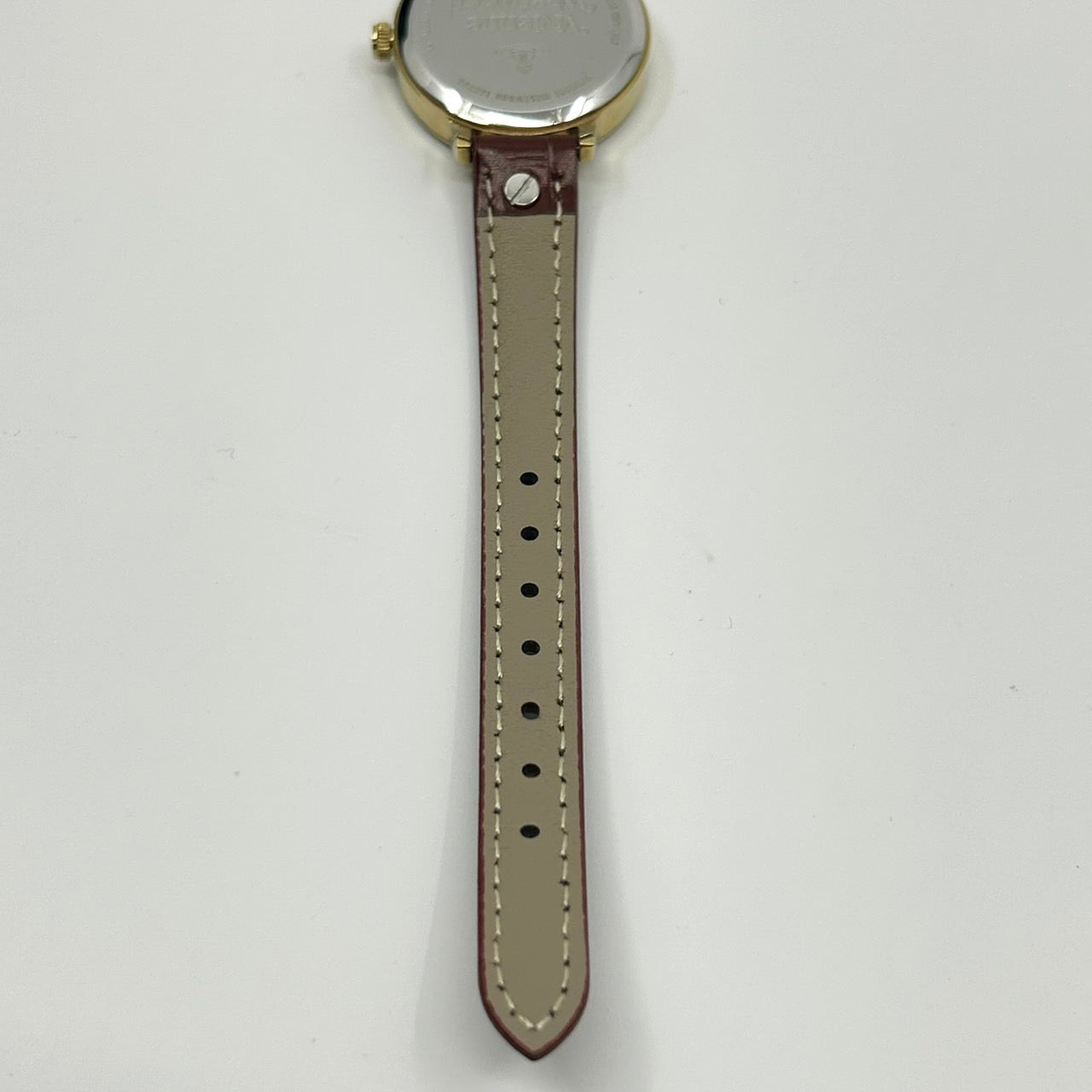 【電池交換済／新品ベルト】ヴィヴィアンウエストウッド 腕時計 レディース VV114GDTN クオーツ ゴールド オーブ柄 ラインストーン ブラウンレザー クラシック エレガント ファッションウォッチ スイス製 アナログ クリーニング済み G1