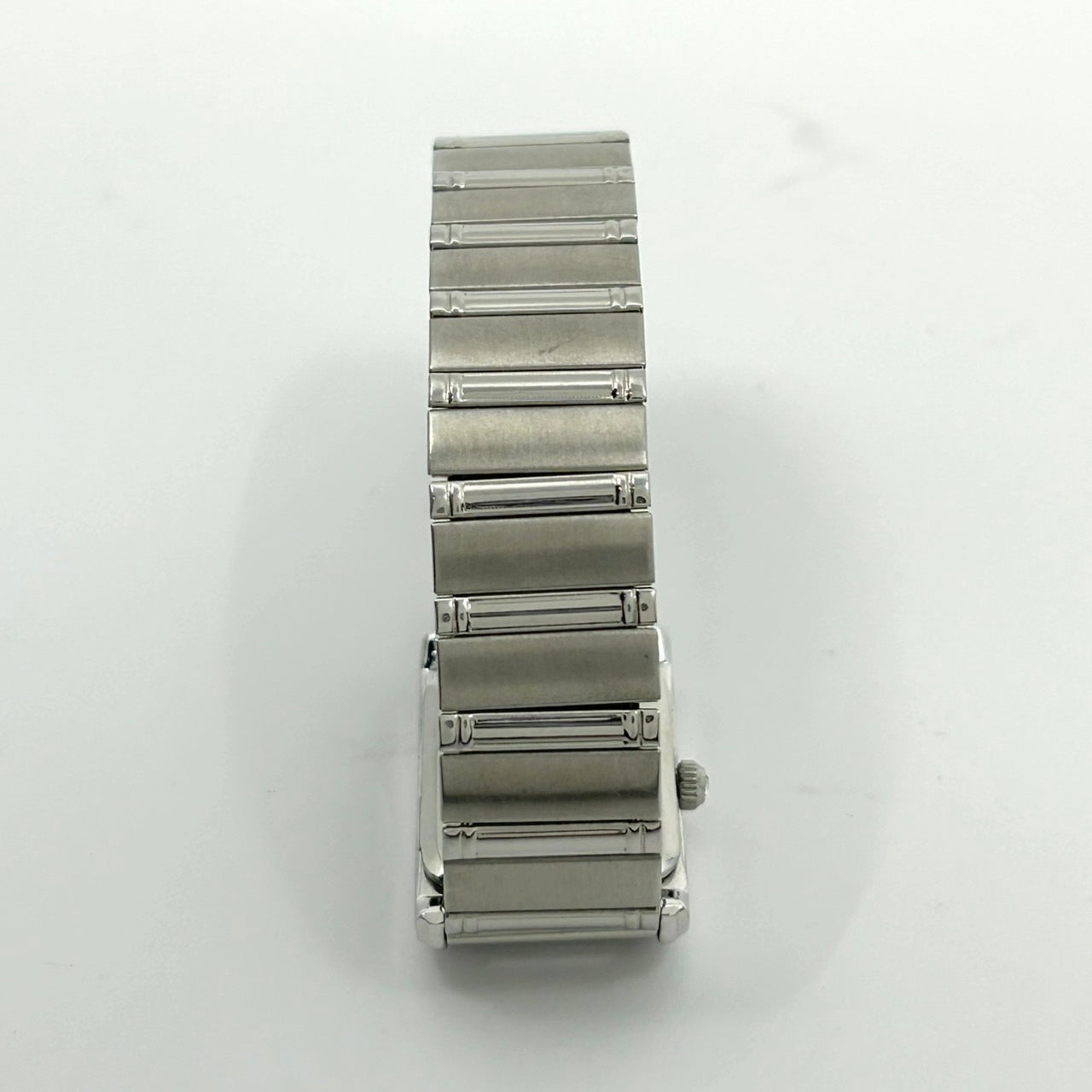 Authentic Kalene Ladies Solar Watch 72159 Shell Dial Rhinestone Rectangular