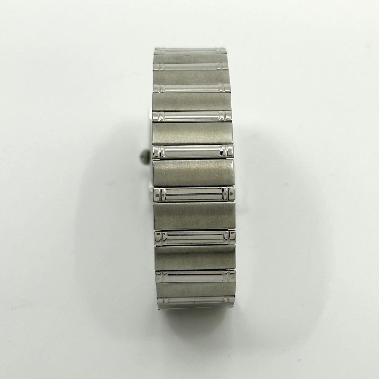 Authentic Kalene Ladies Solar Watch 72159 Shell Dial Rhinestone Rectangular