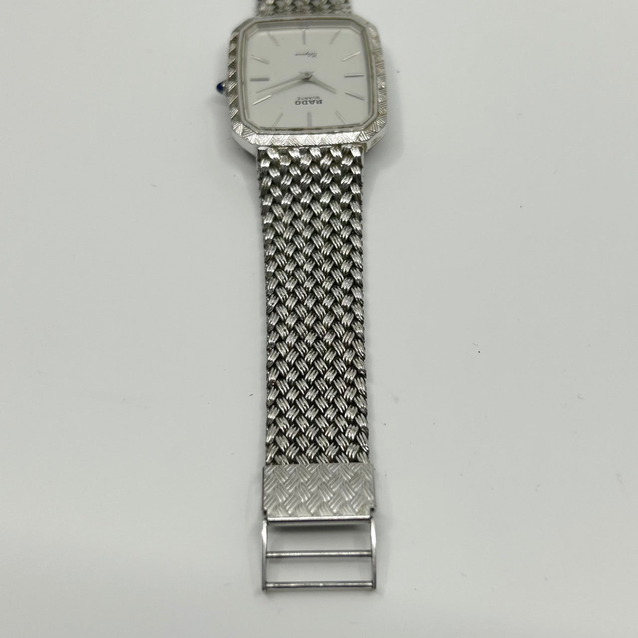 Authentic RADO Elegance Quartz Watch 128.9010.2 Silver Dress Vintage Swiss