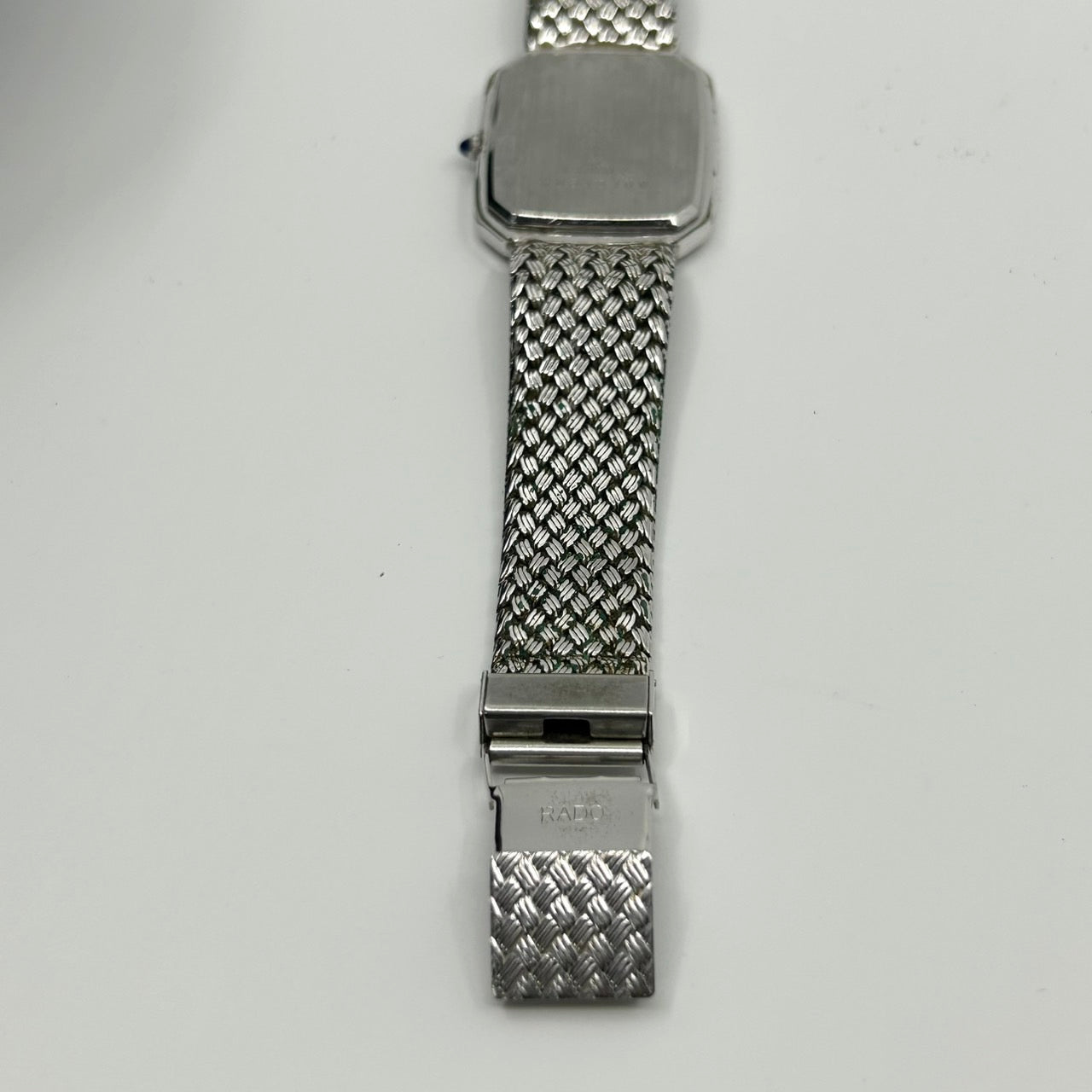 Authentic RADO Elegance Quartz Watch 128.9010.2 Silver Dress Vintage Swiss