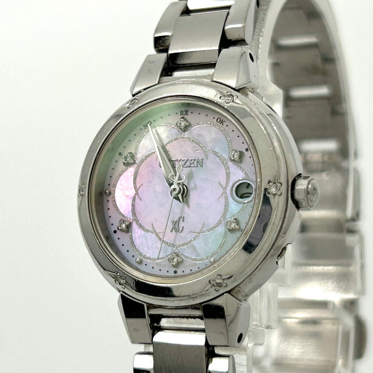 Authentic CITIZEN xC Limited Eco-Drive Radio Solar Diamond Watch H058