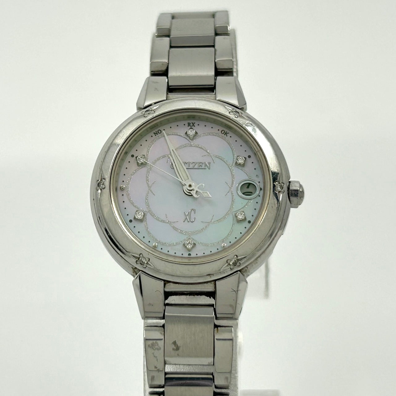 Authentic CITIZEN xC Limited Eco-Drive Radio Solar Diamond Watch H058